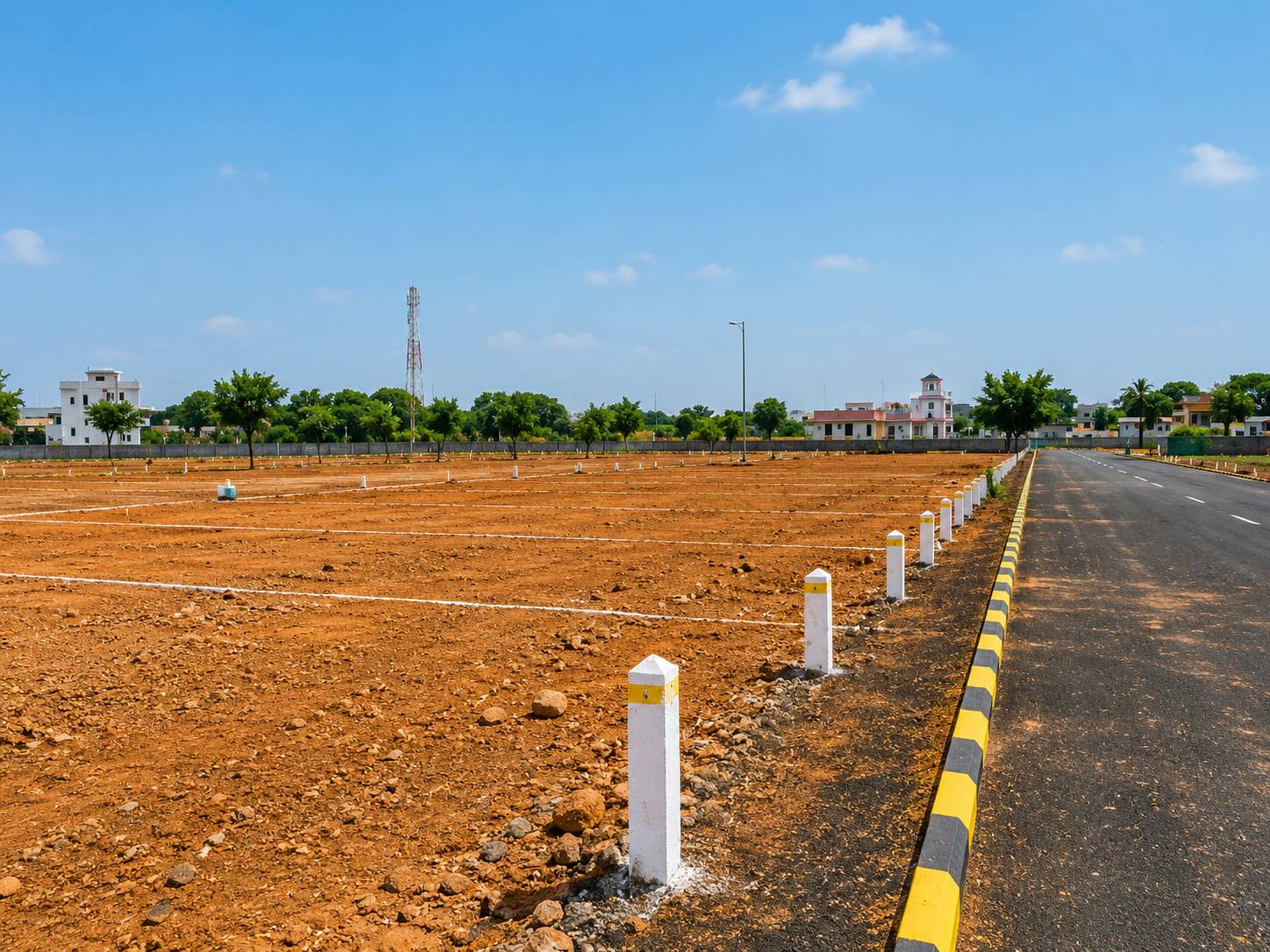 Plots with neighbourhood in background
