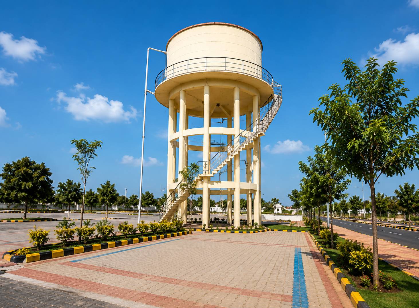 Overhead water tank